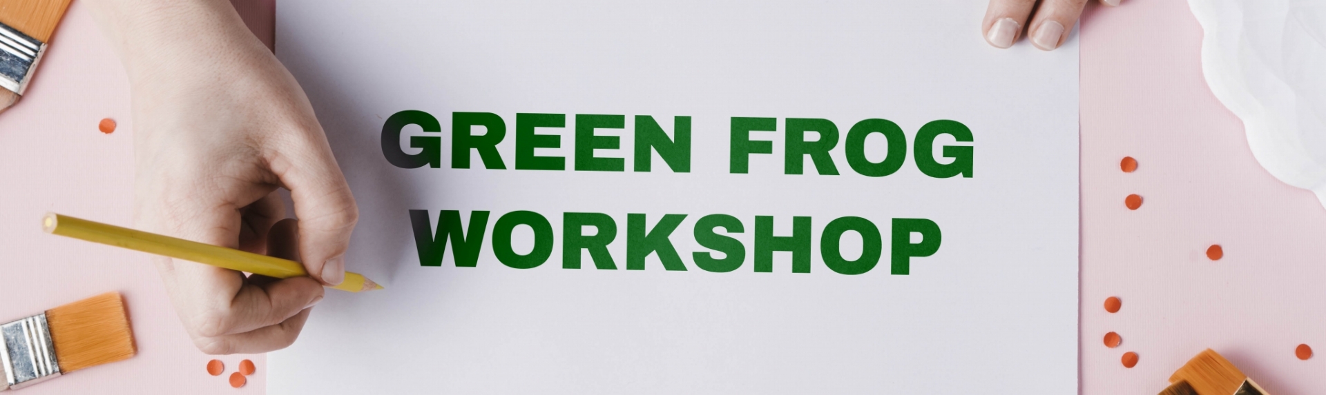 green frog workshop banner