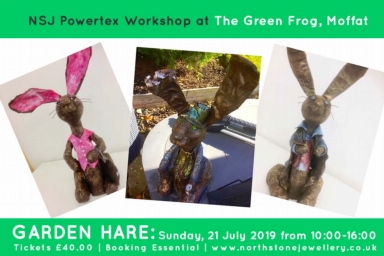 make a garden hare at the green frog moffat